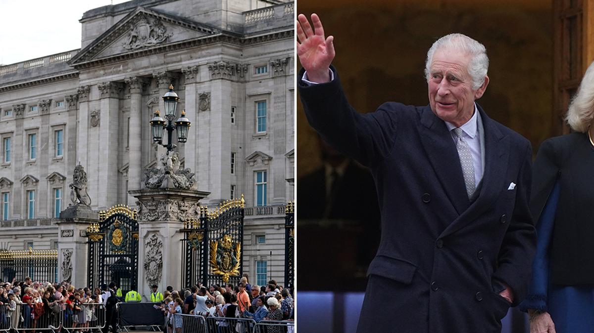 Watch live view of Buckingham Palace after King Charles cancer diagnosis announced